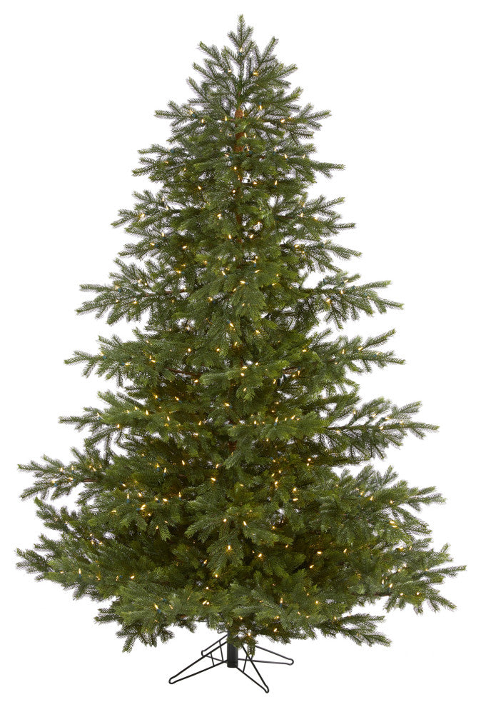 7.5' South Carolina Spruce Real Touch Faux Xmas Tree W/650, Multifunction Lights