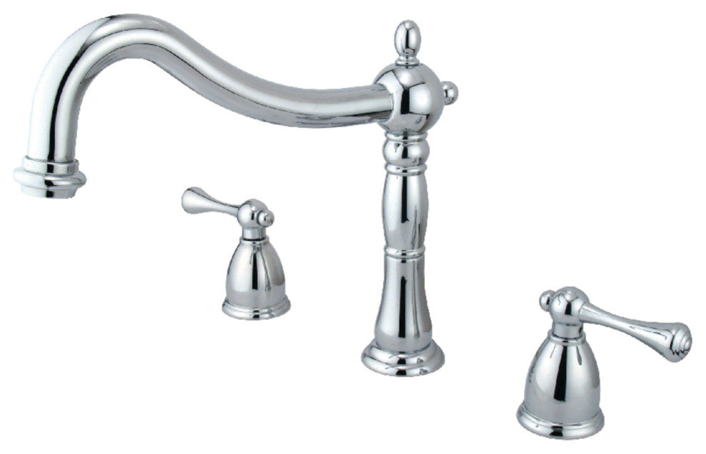 Kingston Brass Roman Tub Faucet, Polished Chrome