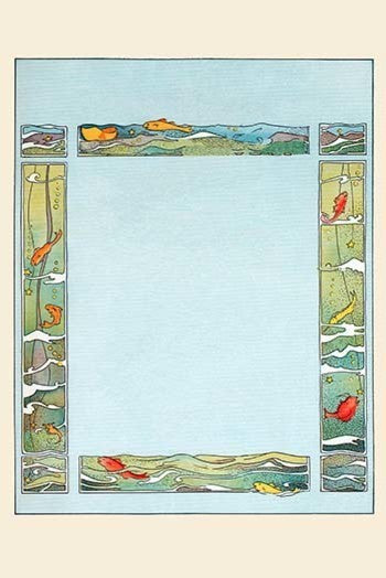 Wynken, Blynken, and Nod, 24" X 36", Fine Art Giclee Print