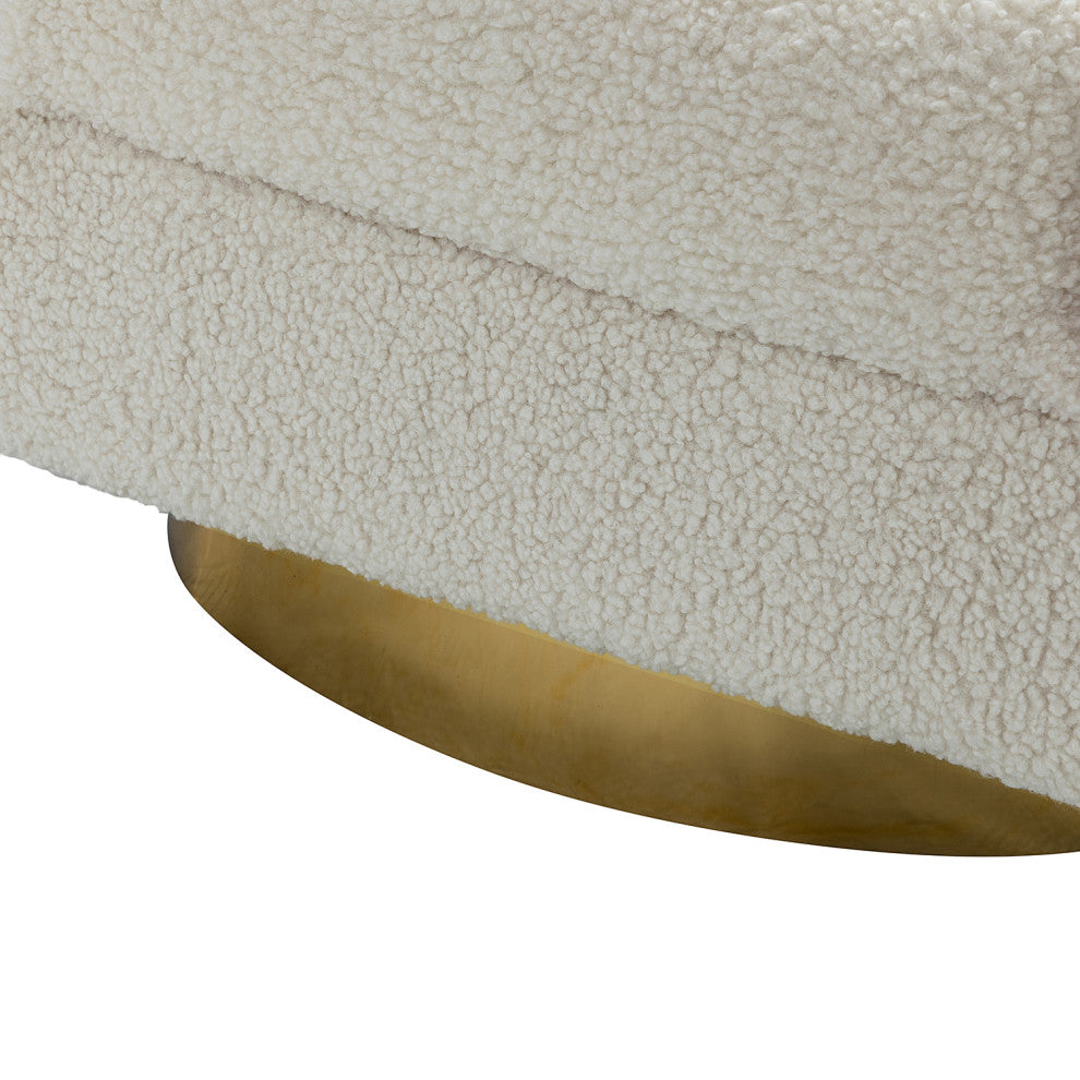 Swivel Barrel Chair, Set of 2, Ivory