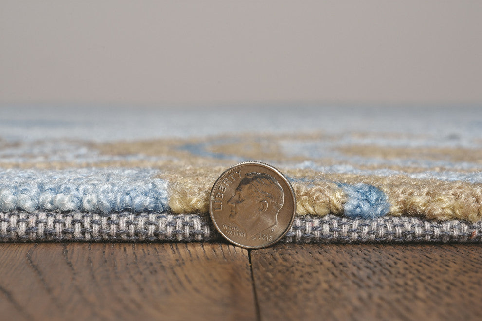 KAS Sonesta 2020 Steel Blue Lagoon Area Rug, Runner