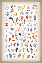 "Complex Timeline" Framed Painting Print, 30x45