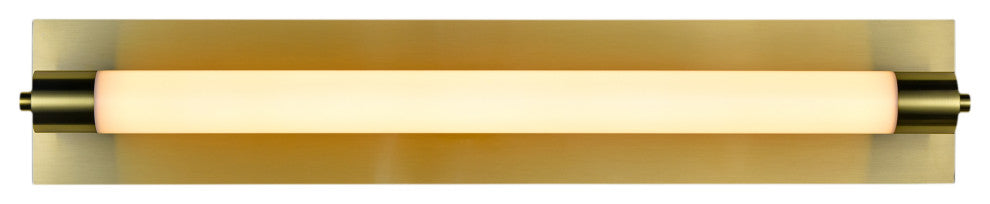 Procyon 24" ETL Certified Integrated LED Bathroom Light Fixture, Antique Brass