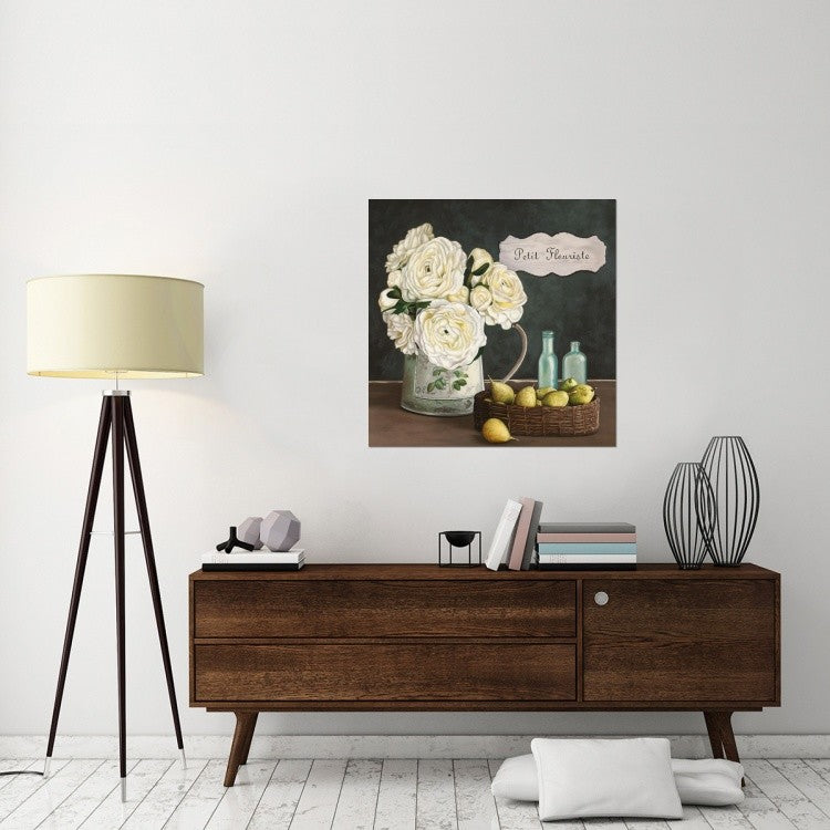 "Petit Fleuriste II" Stretched Canvas Giclee by Pierre Benson, 36x36"