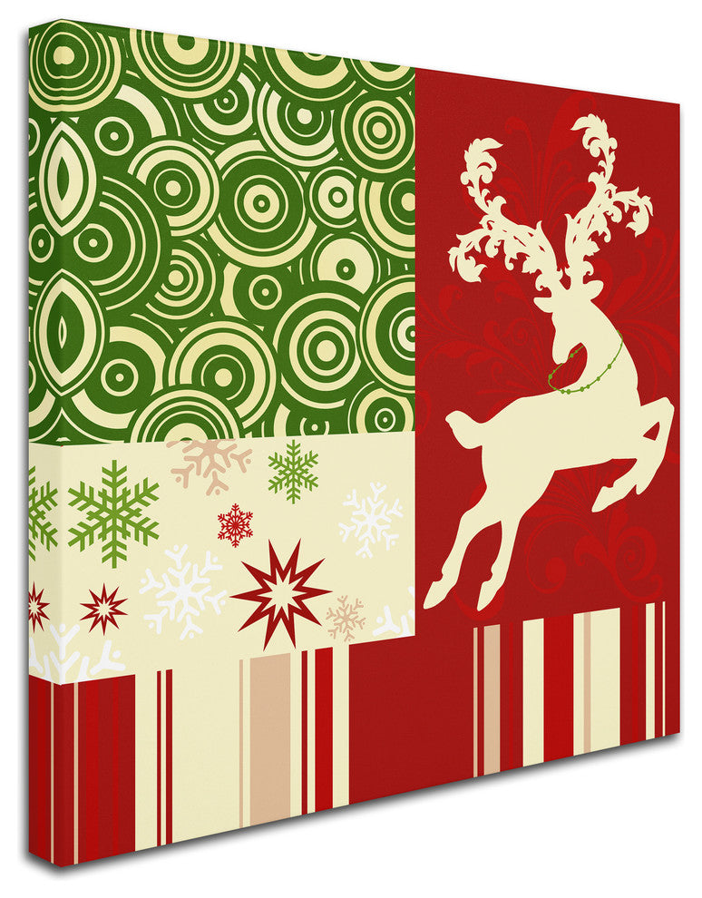 Tina Lavoie 'Beautiful Christmas II' Canvas Art, 18" x 18"