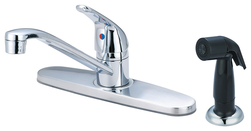 Elite Single Handle Kitchen Faucet, Polished Chrome