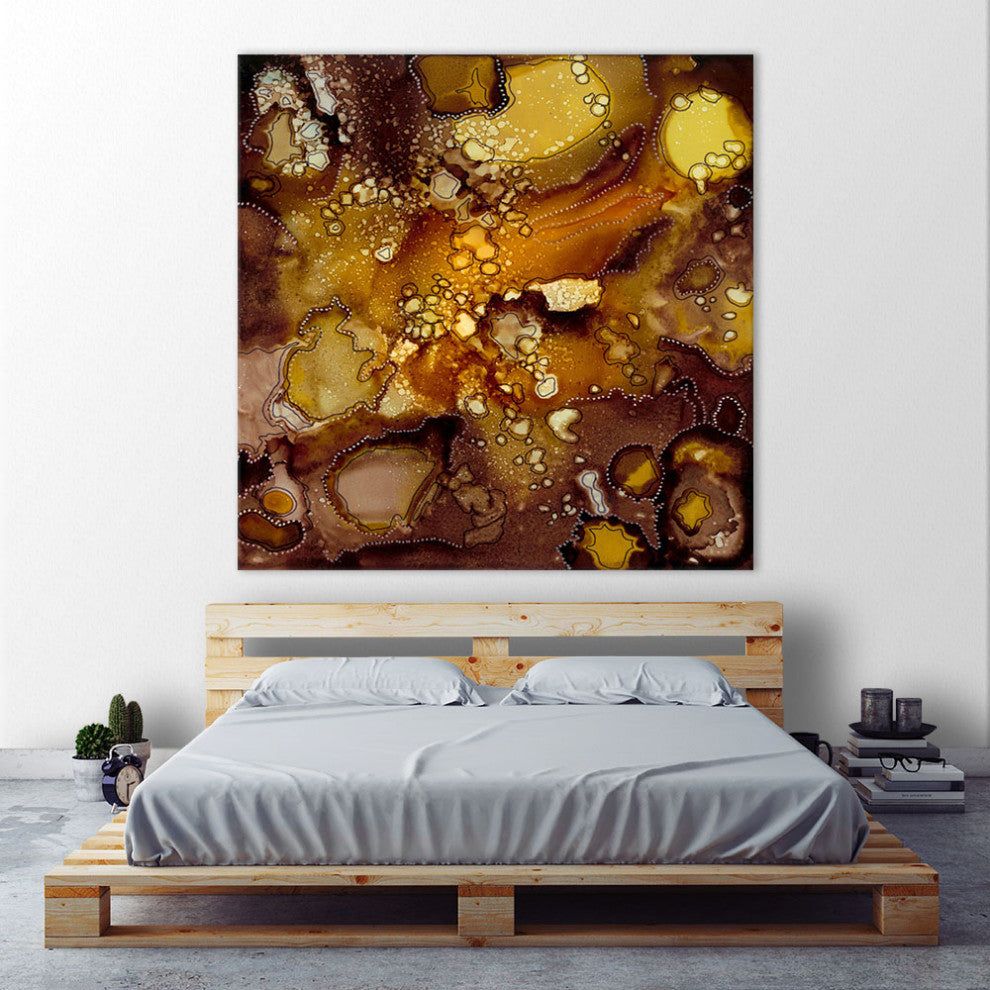"Chestnut Illumination II" Fine Art Giant Canvas Print, 84"x84"
