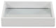 Bubble Mirrored Tray, 10", White