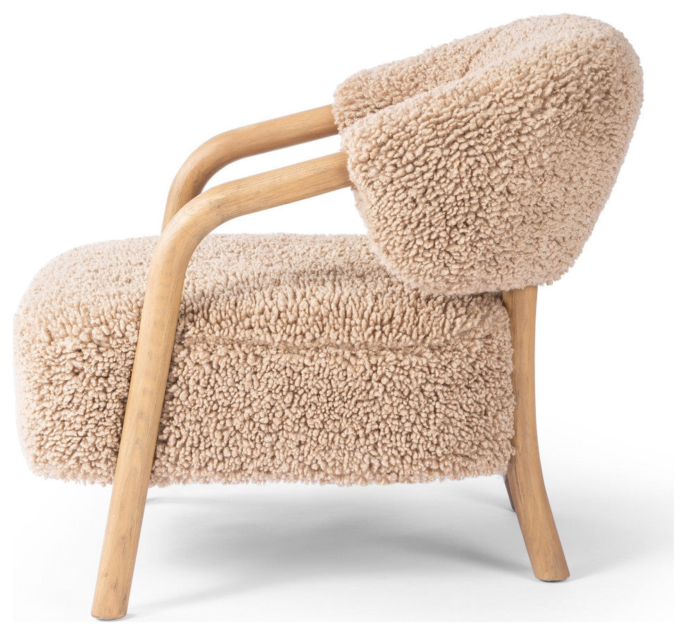 Brodie Chair Andes Toast, Smoked Grey