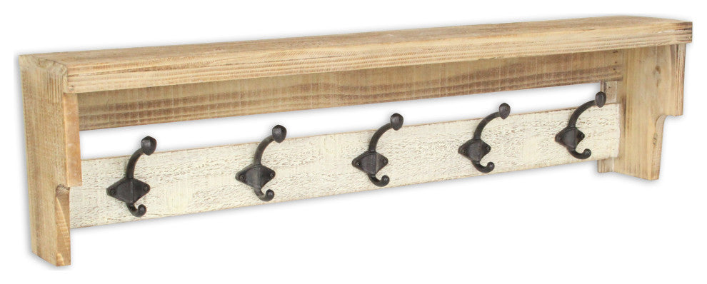 5-Hook Vinny Wall Shelf