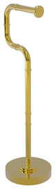 Remi Free Standing Euro Style Toilet Tissue Stand, Polished Brass