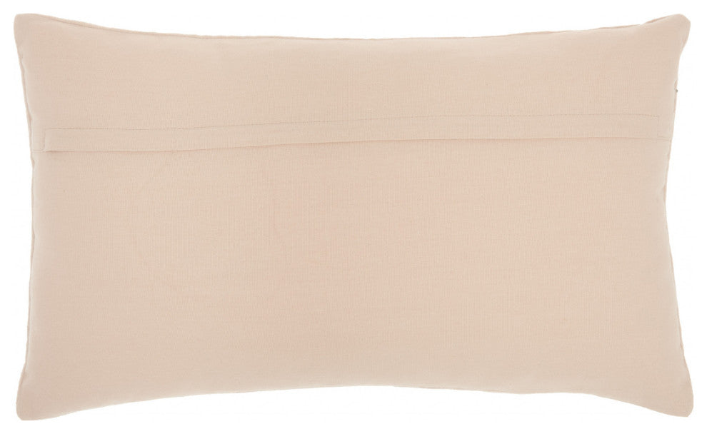 Brilliant Blush Pink Lumbar Pillow