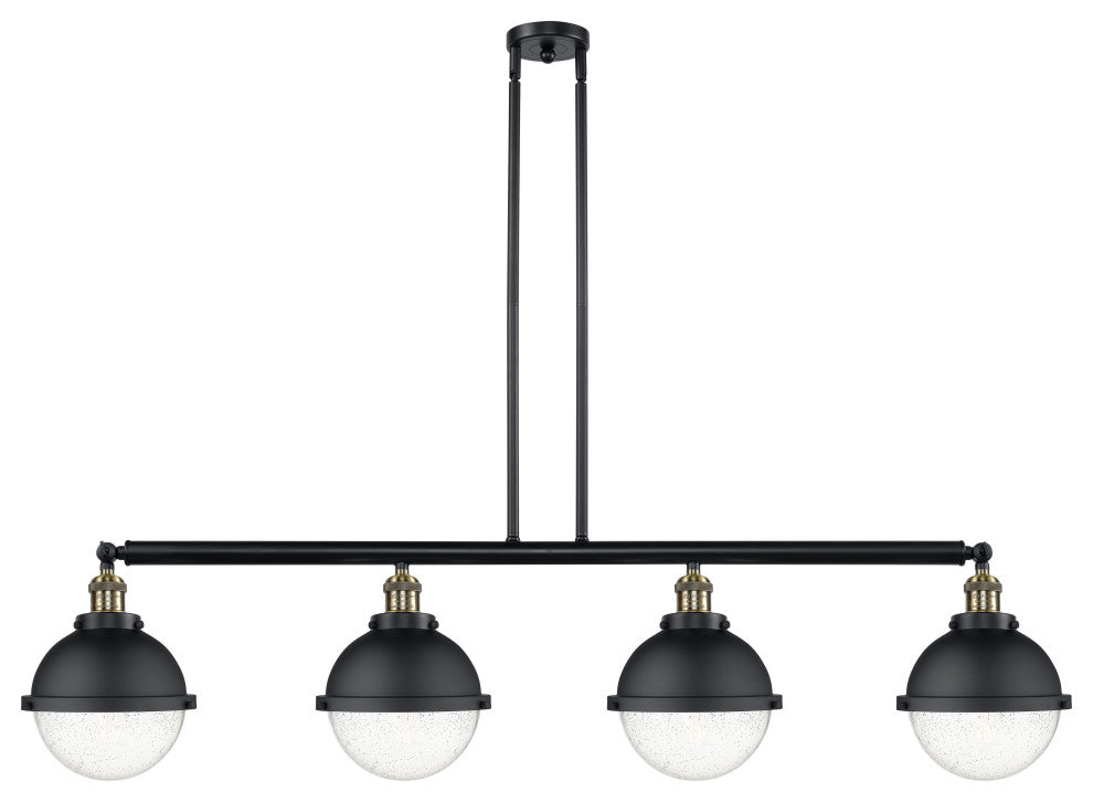 INNOVATIONS 214-BAB-HFS-84-BK-LED 4-Light Island Light Matte Black