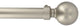 Extendable Curtain Rod Set 50 to 82 L -Diam