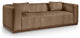 Mallina Upholstered Sofa, Brown, Vegan Leather
