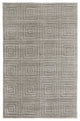 Weave & Wander Tatem Minimal Viscose Rug, Beige/Gray, 9' x 12' Rug