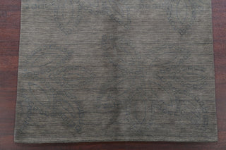 Nepal Tibetan Contemporary Modern Handmade Oriental Area Rug, Gray, 8'0"x5'0"