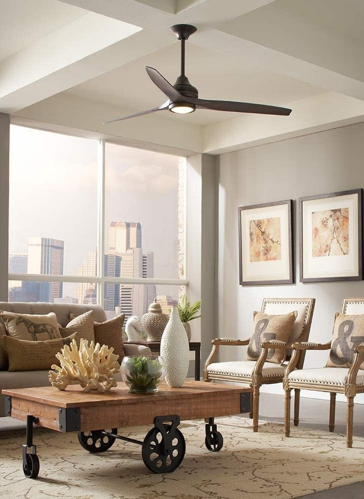 Fanimation Spitfire-KIT-LK Spitfire 60" 3 Blade Indoor / Outdoor - Brushed