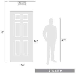 Golden Lighting 2072-FM Wesson 2 Light 12"W Flush Mount Square - Black