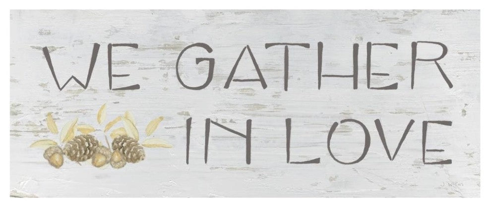 "Beautiful Bounty Sign IV" Digital Paper Print by James Wiens, 62"x26"