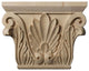 Medium Chesterfield Capital (Fits Pilasters up to 5 5/8"W x 1 3/8"D), Lindenwood