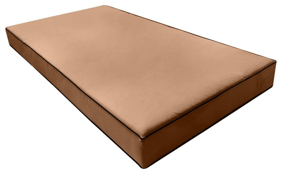 Style5 Twin Contrast Pipe Outdoor Mattress Bolster Slip Cover COMPLETE SET AD104