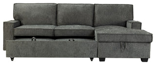 Out Sleeper Sectional, Gray