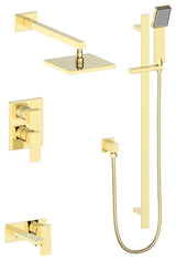 ZLINE Bliss Shower System, Polished Gold, BLS-SHS-PG
