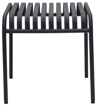 Enid Outdoor Side Table, Black