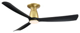 Fanimation Kute 52-KIT-LK-F Kute 52" 3 Blade Indoor / Outdoor - Brushed Satin