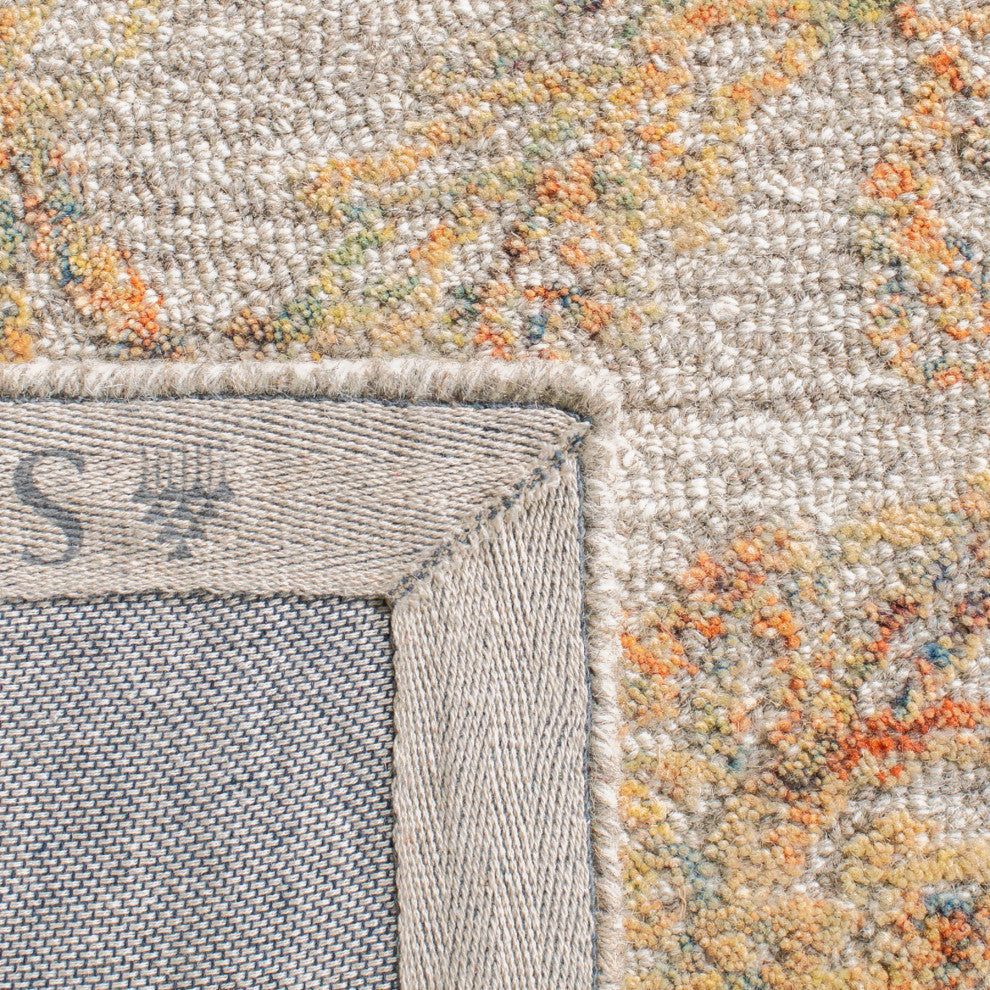 Safavieh Couture Abstract Collection, ABT477 Rug, Beige/Gold, 2'3"x8'
