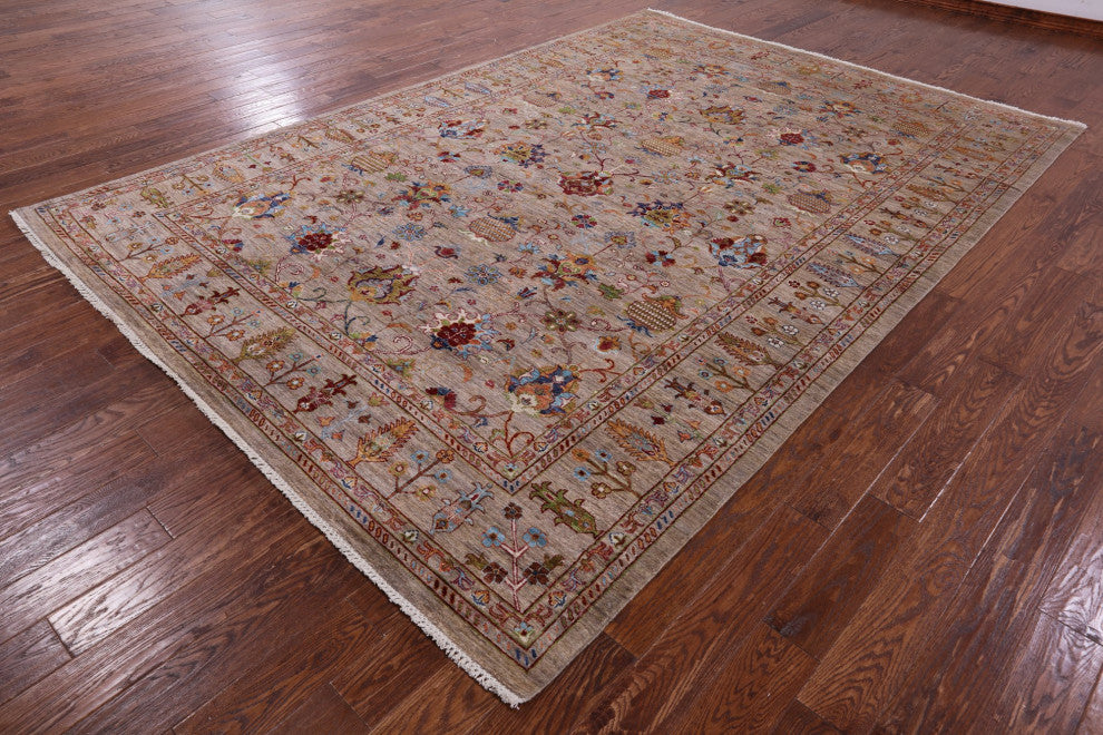 Persian Tabriz Handmade Rug 8' 2" X 11' 9" Q10057