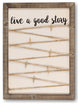 24.21" Wood Collage Memory Bard, 6 Clothespins