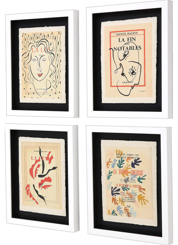 Lepal III Framed Art, 4-Piece Set