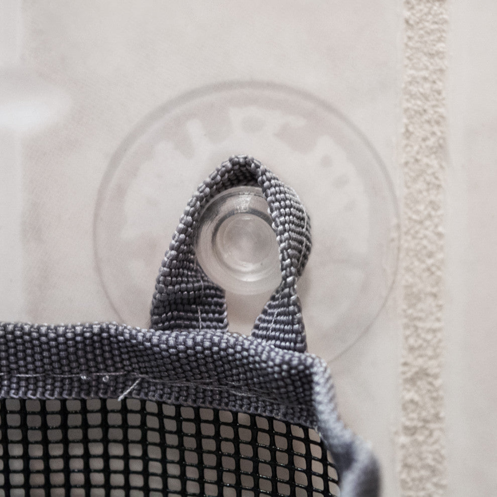 Bath Mesh Bag Assorted Gray Set/3