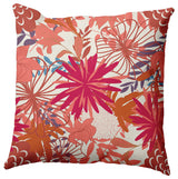 Jumble Floral Accent Pillow, Seed, 18"x18"