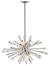 Zlite 4002-8B 8-Light Chandelier, Clear
