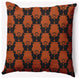 18" x 18" Cat Clowder Indoor/Outdoor Polyester Throw Pillow, Sienna