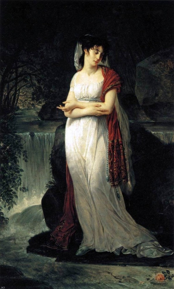 Antoine-Jean Gros Christine Boyer, Gallery Wrapped Canvas Print, 18"x27"