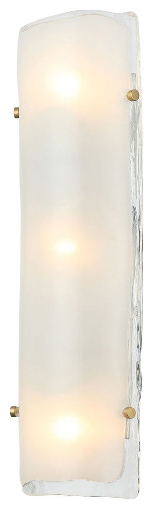 Fairchild 3-Lt  Sconce - Black/Polished Nickel/Satin Brass