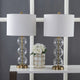 Bella 27" Glass Triple-Sphere Table Lamp, Set of 2