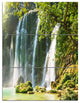 Detian Waterfall in Vietnam, Landscape Triptych Canvas Art, 28x36, 3 Panels