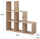 Graduated Step Natural 6 Cube Shelving Unit