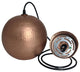 SoLuna Copper Pendant Light, Globe, Matte Copper, Small