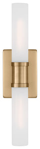Keaton Medium Two Light Wall / Bath, Satin Brass