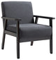 Bahamas Linen Chair, Dark Gray