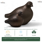 Metallic Quail Decoration