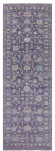 4' 1" X 12' 2" Runner Turkish Oushak Handmade Wool Rug - Q15005