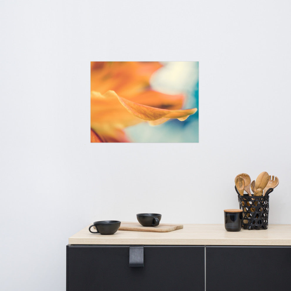 Serene Petals of Life Floral Nature Photography Unframed Wall Art Print, 18" X 24"