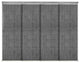 Lizbeth 4-Panel Track Extendable Vertical Blinds 48-88"W